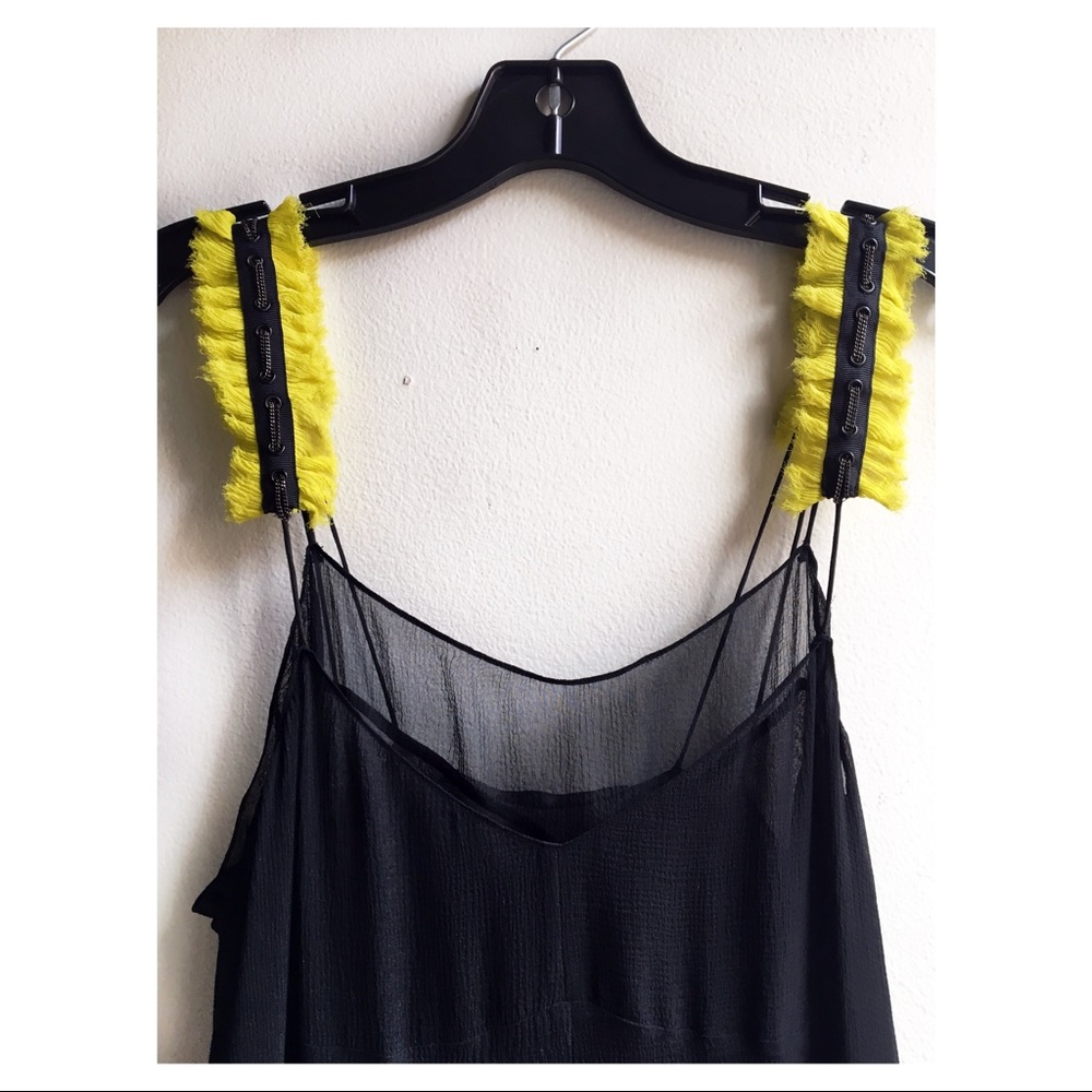 PROENZA SCHOULER DELICATE BLACK SLIP DRESS 4 US - Picture 6 of 11